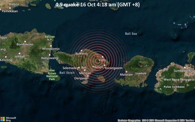 Indonesia: Động đất trên đảo Bali, ít nhất 11 người thương vong 
